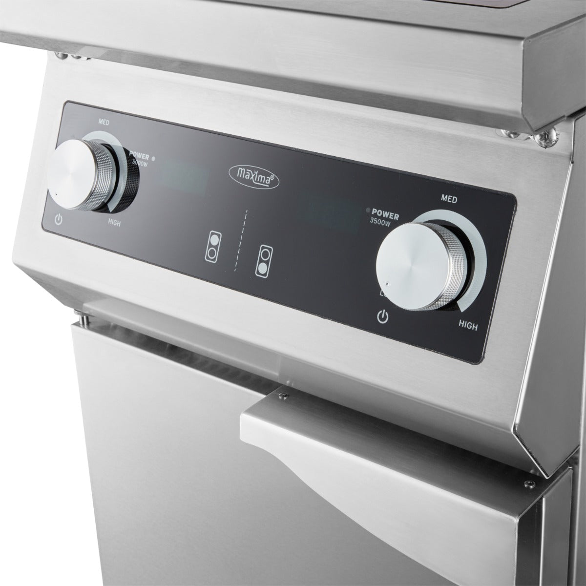 Maxima  Cooker - 2 Burners - Induction - 70cm Deep - with Stand  - 09371012