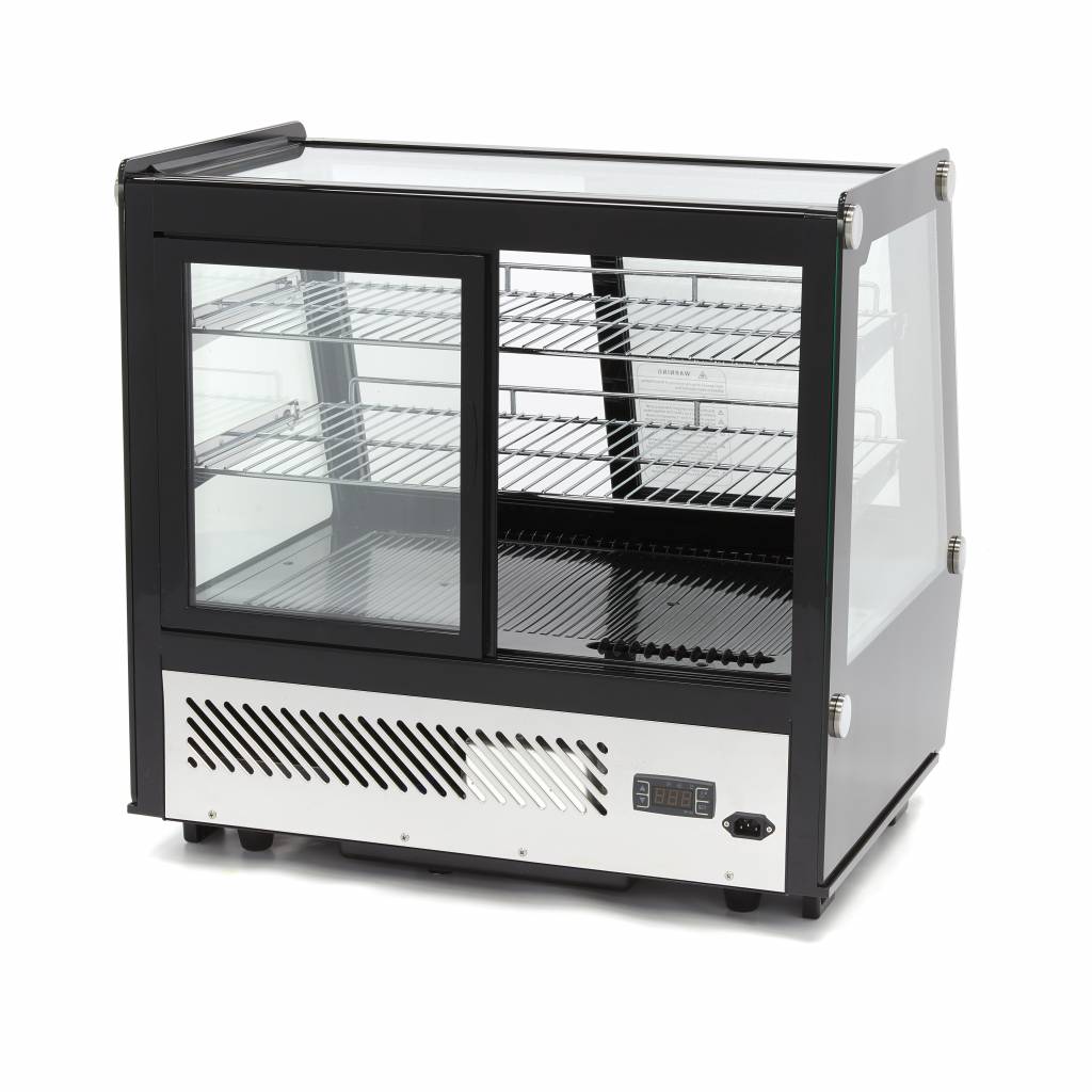 Maxima-Vitrinenkühlschrank – 125 l – 71 cm – Schiebetüren vorne und hinten – 09400847