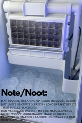 CUBO Ice Maker Machine - Under Counter - 50kg Output / 15kg Storage - CS-IM50