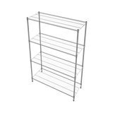 CUBO Chrome Wire Shelving Unit 4 Tier 1200x450x1800mm CS-CR1200