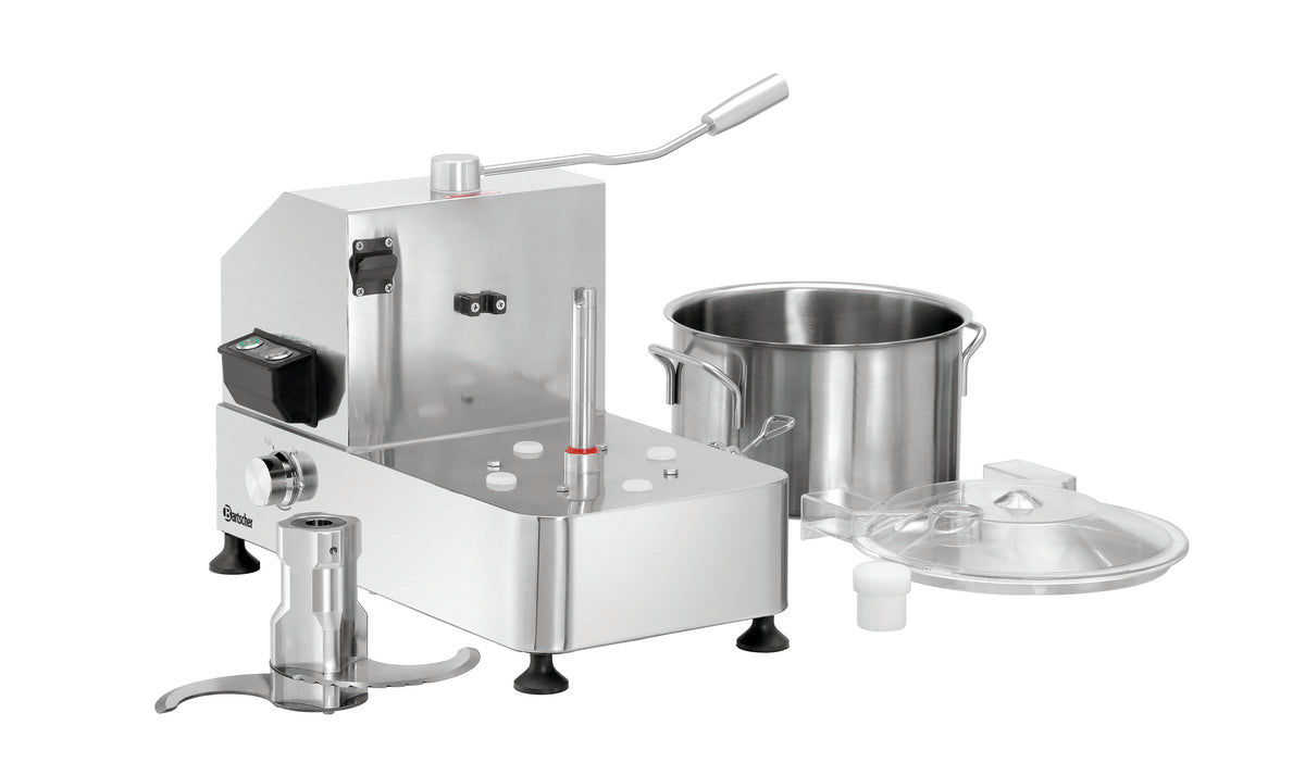 Bartscher Cutter 1000 - 6L - Cutter Vegetables - Chop Meat Fast - Double Knife - 2100 RPM - 120840