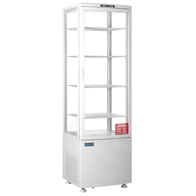 Polar C-Series Energy Efficient Curved Door Display Fridge White 235Ltr - CX575  Polar