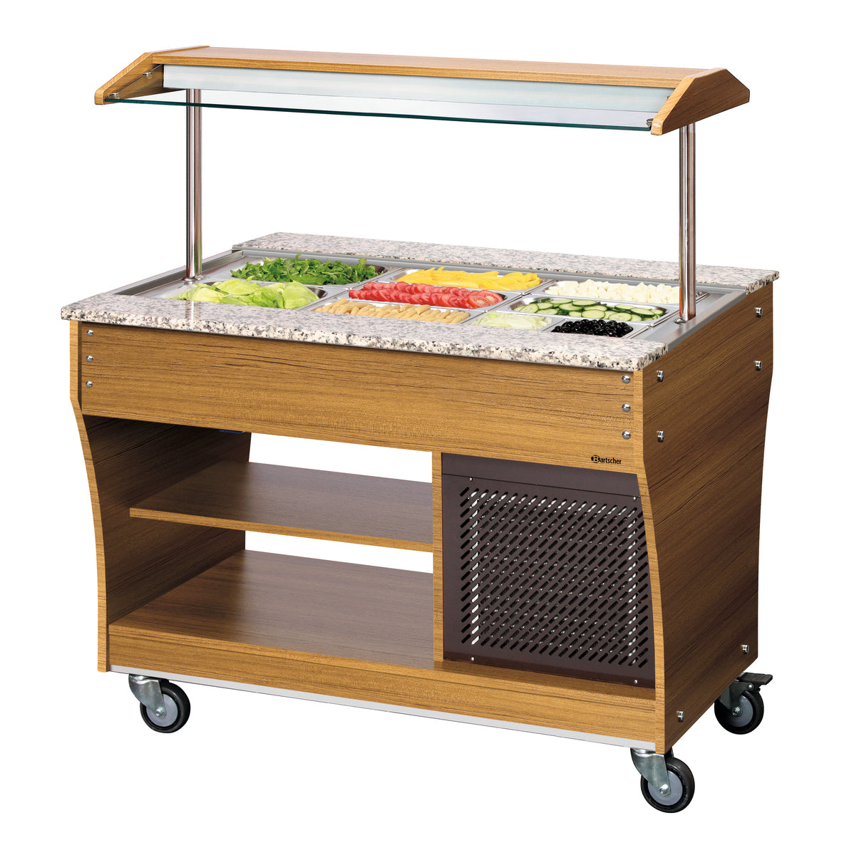 Bartscher Buffet trolley, cold, 3x 1/1 GN - 125525