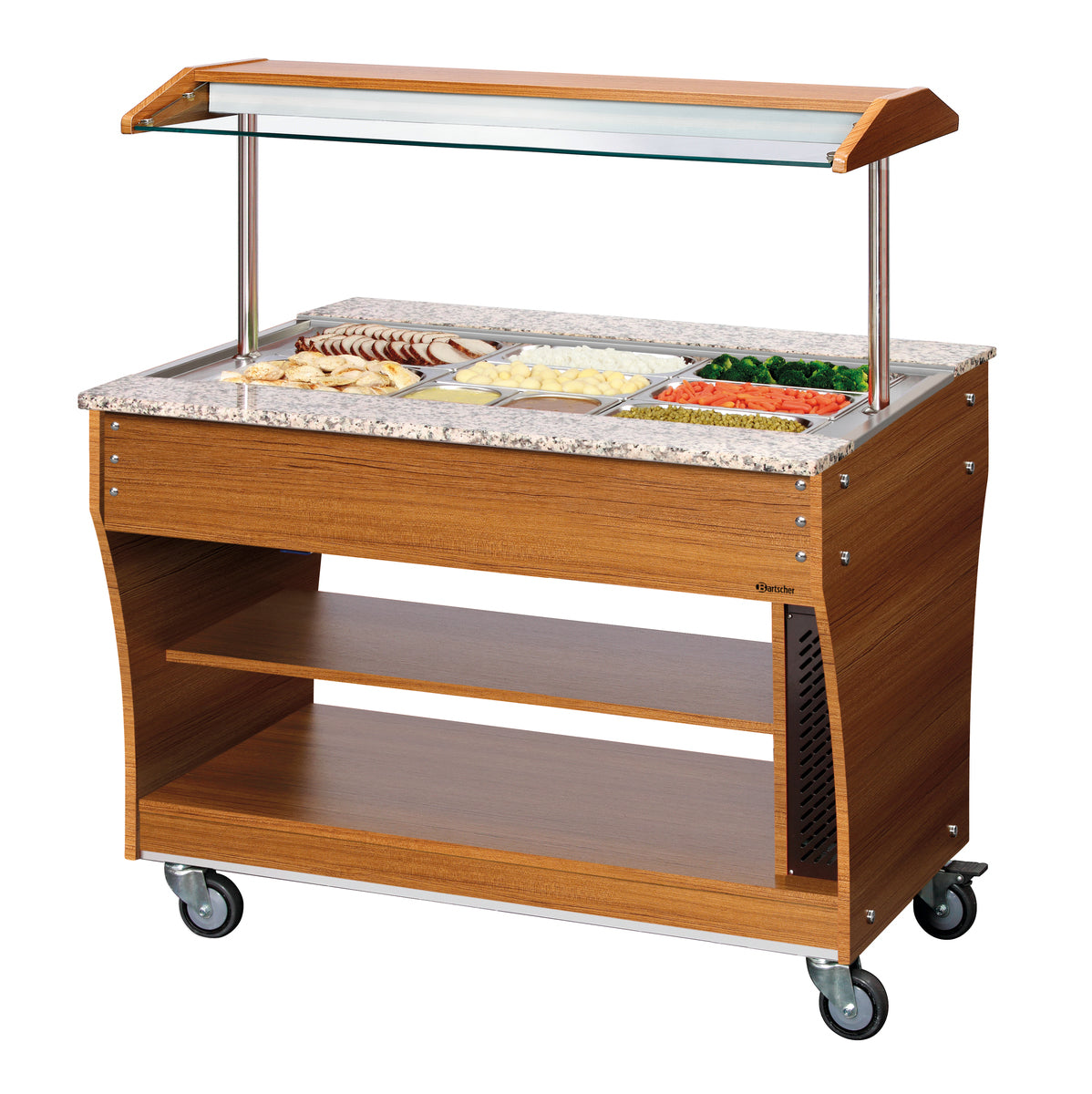 Bartscher Buffet trolley, hot, 3x 1/1GN - 125614