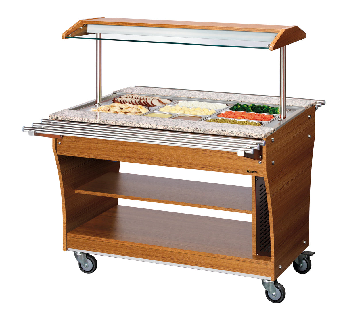 Bartscher Buffet trolley, hot, 3x 1/1GN - 125614