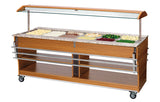 Bartscher Buffet trolley, hot, 6x 1/1GN - 125624