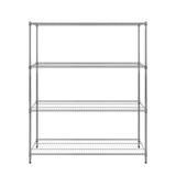 CUBO Chrome Wire Shelving Unit 4 Tier 1500x450x1800mm CS-CR1500