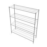 CUBO Chrome Wire Shelving Unit 4 Tier 1500x450x1800mm CS-CR1500