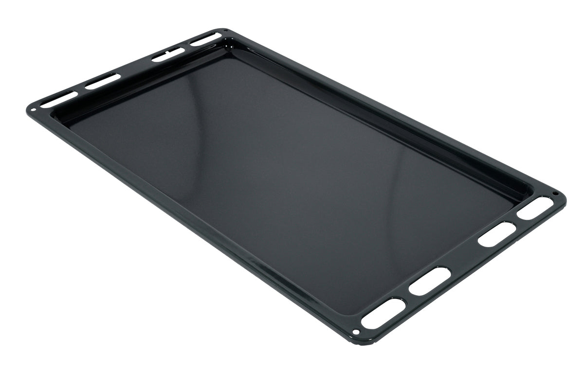 Bartscher Baking tray - Width 666mm x Depth 376mm x Height 25mm - Weight 2kg - Enameled Steel Plate - 150958