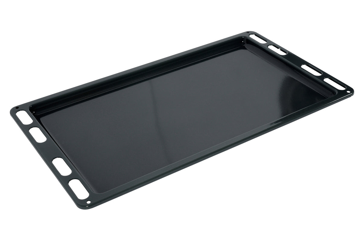 Bartscher Baking tray - Width 666mm x Depth 376mm x Height 25mm - Weight 2kg - Enameled Steel Plate - 150958