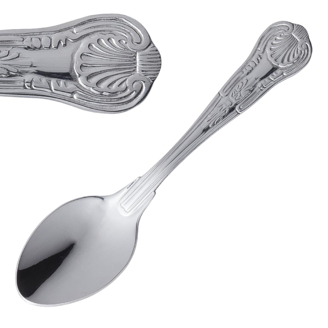 Olympia Kings Coffee Spoon (Pack of 12) - D707  Olympia