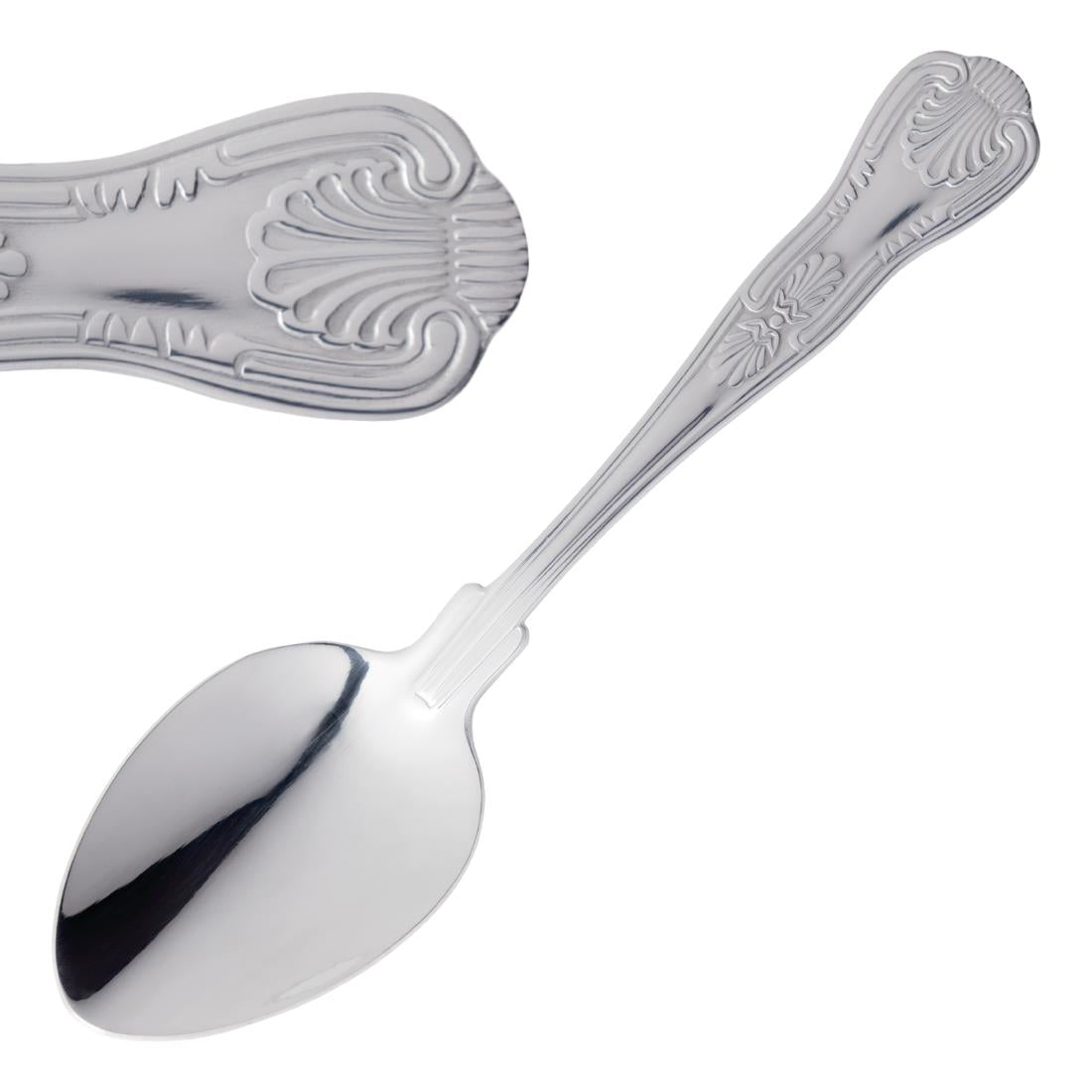 Olympia Kings Dessert Spoon (Pack of 12) - D687  Olympia