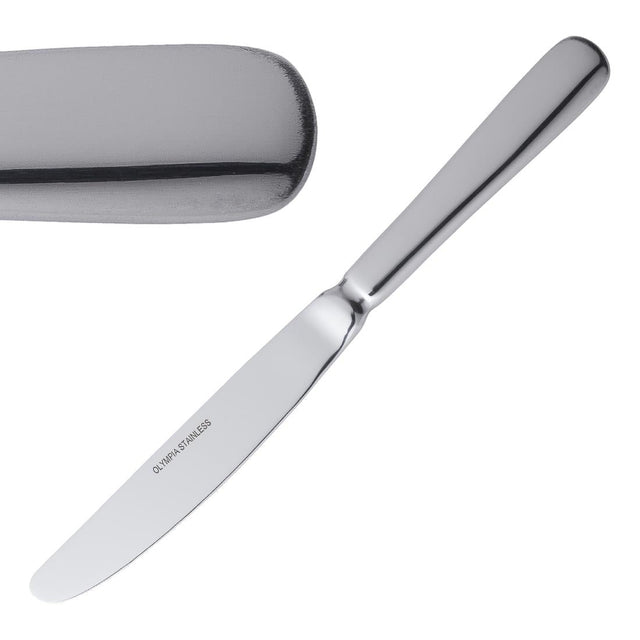 Olympia Baguette Table Knife (Pack of 12) - D595  Olympia