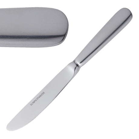 Olympia Baguette Dessert Knife (Pack of 12) - D596  Olympia