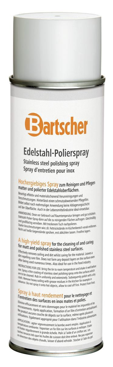 Bartscher Edelstahlpolitur-Spray 500ml Dose - 173031