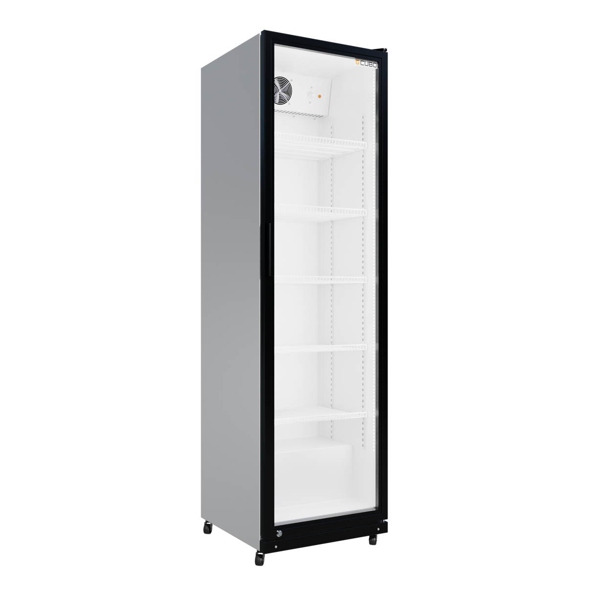 Cubo Display Fridge 373L - 1 Glass Door with LED lights- Lockable - Energy Efficient - CS-390W