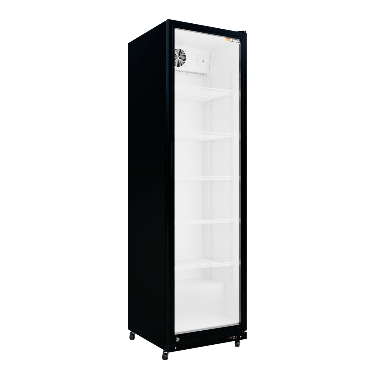 Cubo Drankenkoelkast 373L - Glazen deur met LED-verlichting - Afsluitbaar met slot - Energiezuinig - CS-390W
