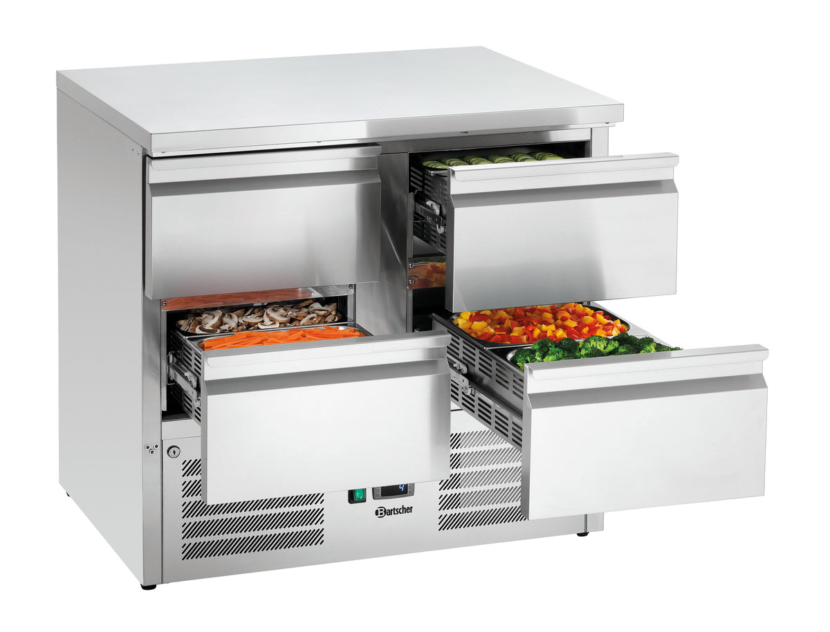 Bartscher Mini-refrigerated counter 900S4 - 200282