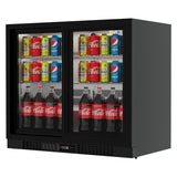 Bar Fridge 207L - 2 Sliding Glass Doors - Lockable - CS-210S-EE