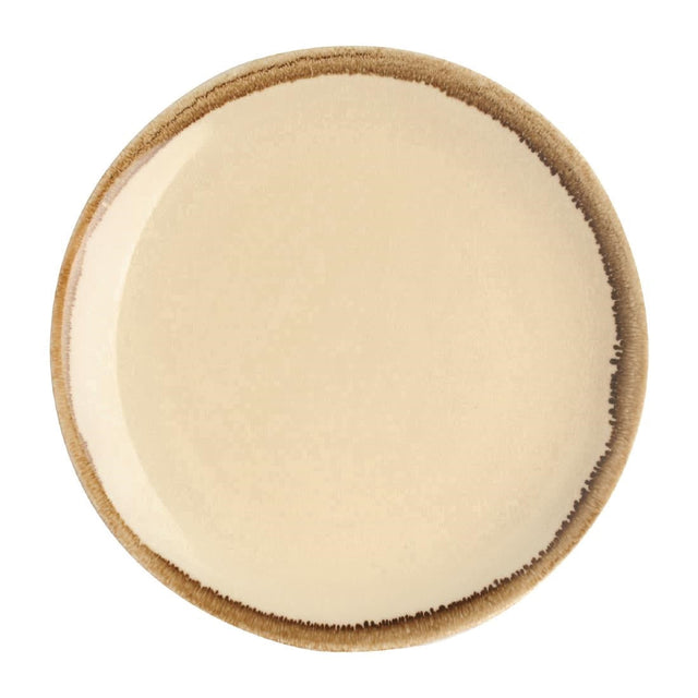 Olympia Kiln Round Coupe Plate Sandstone 230mm (Pack of 6) - SA284  Olympia