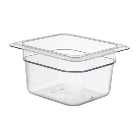 Cambro Polycarbonate 1/6 Gastronorm Tray 100mm - DM752  Cambro