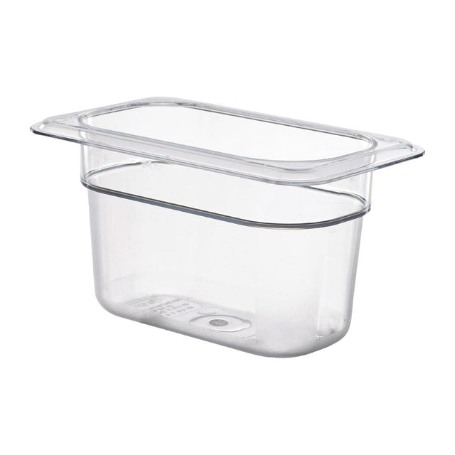 Cambro Polycarbonate 1/9 Gastronorm Tray 100mm - DM758  Cambro