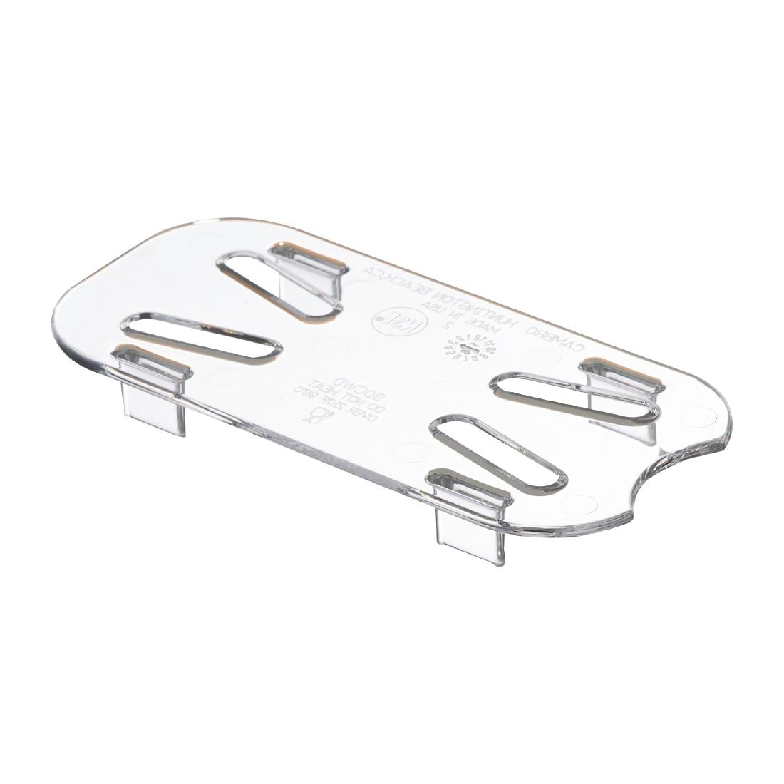 Cambro Polycarbonate 1/9 Gastronorm Tray Drain Shelf - DM760  Cambro