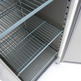 Maxima Kühlschrank – 600L – 3 verstellbare Einlegeböden (2/1 GN) – Edelstahl – auf Rollen