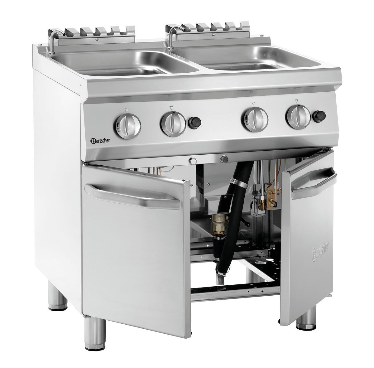 Bartscher Pasta cooker, gas 700, W800 2x24L - 2853101