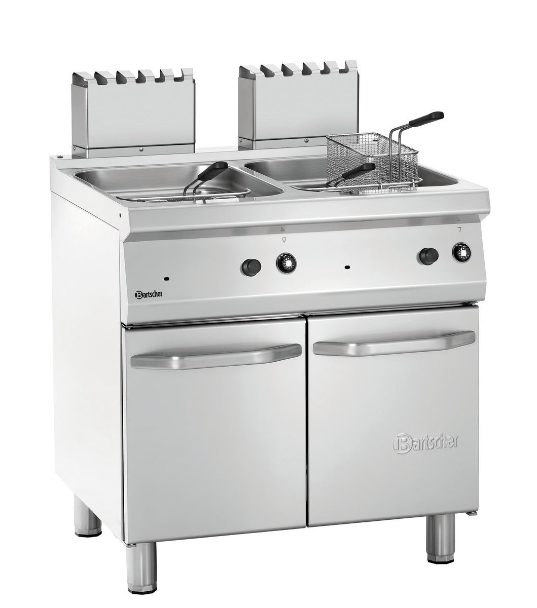 Bartscher Deep fat fryer gas, 700 W800, 2x15L - 2859271