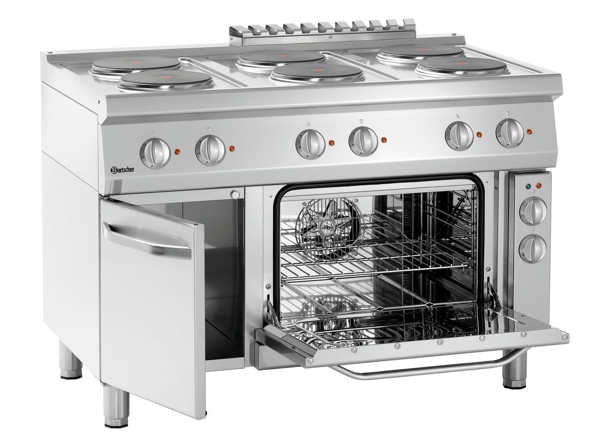 Bartscher Electric range 700, B1200, 6PL, EBO - 286247