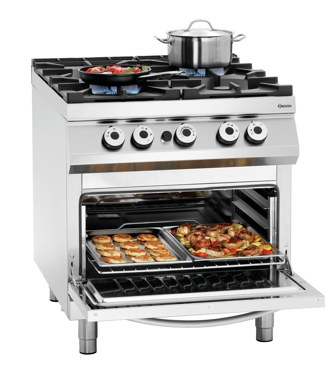 Bartscher Gas stove 900, W900, 4BR, gsO - 2952171