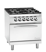 Bartscher Gas stove, 4 burners,el. oven,2/1GN - 2952271