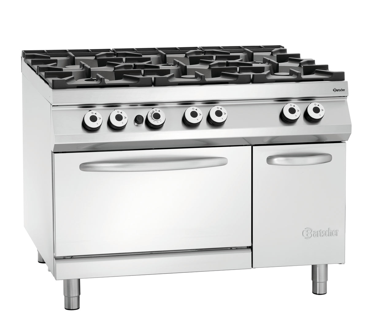 Bartscher Gas stove, 6BR, gsO 2/1GN, NS - 2952291