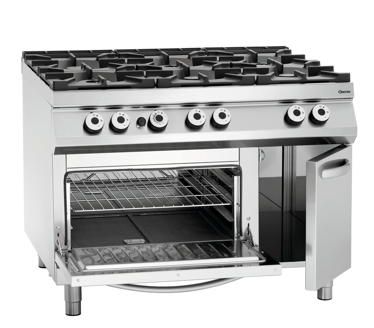 Bartscher Gas stove, 6BR, gsO 2/1GN, NS - 2952291