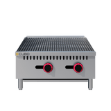 CUBO Chargrill Gas 60cm - 2-pits kookplaat - 2 x 7.5kW - CS-RFS-24-R-OZ