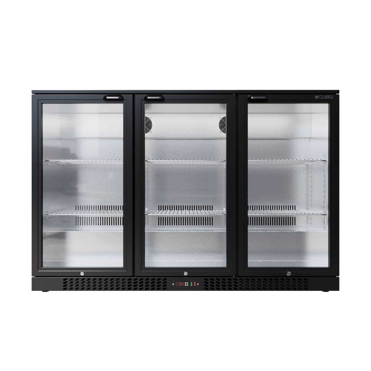 Cubo Barkühlschrank 324L - 3 Glasflügeltüren- Abschließbar - CS-320H-EE