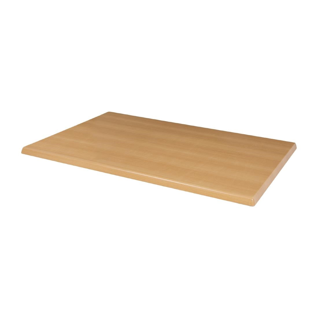 Bolero Pre-drilled Rectangular Tabletop Beech Effect - CW130  Bolero