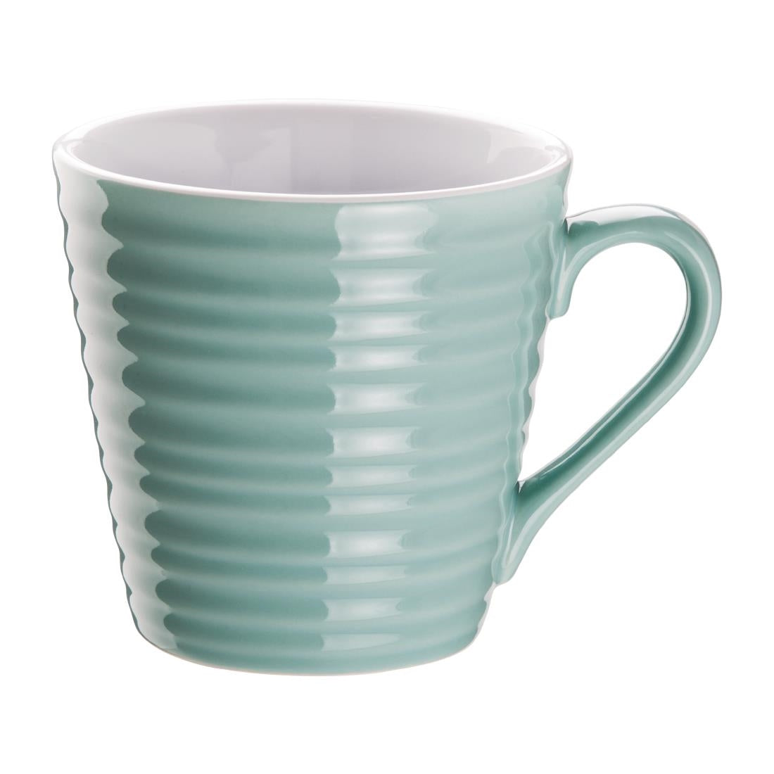 Olympia Cafe Aroma Mug Aqua 340ml (Pack of 6) - DH635  Olympia