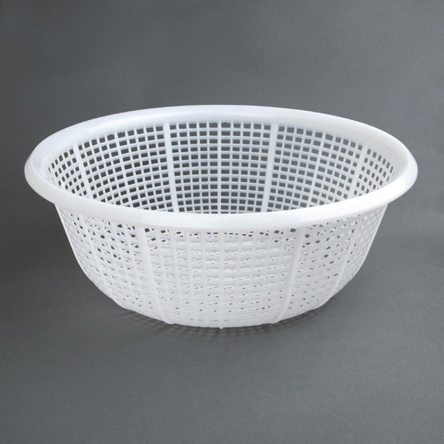 Vogue Round Colander White 380mm - CW352  Vogue