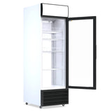 Display Fridge 335L - 1 Glass Door with Merchandising Canopy - Lockable - CS-370W-EE