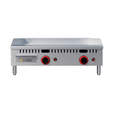 CUBO Grillplaat Gas 76cm - 2-pits kookplaat - 2 x 3kW - CS-PL-JY-760