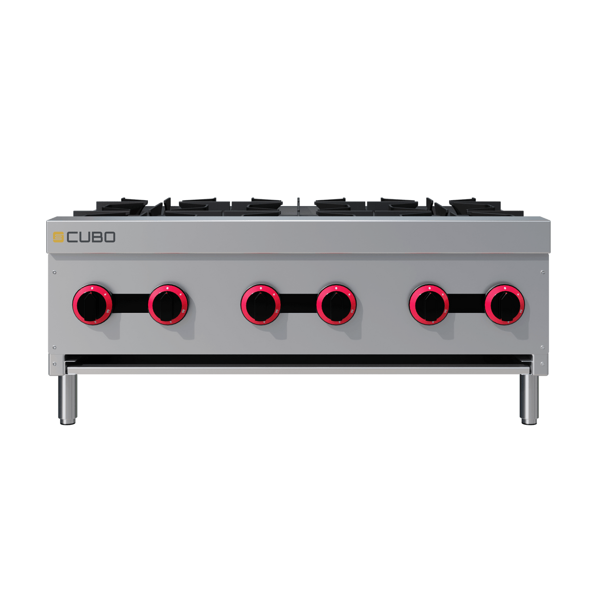 CUBO Gaskookplaat 92cm - 6-pits - 6 x 4.5kW - CS-XRB-6-OZ-M