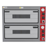 CUBO Pizzaoven - Dubbel - Elektrisch - 8 x 33cm pizza - CS-TDPO
