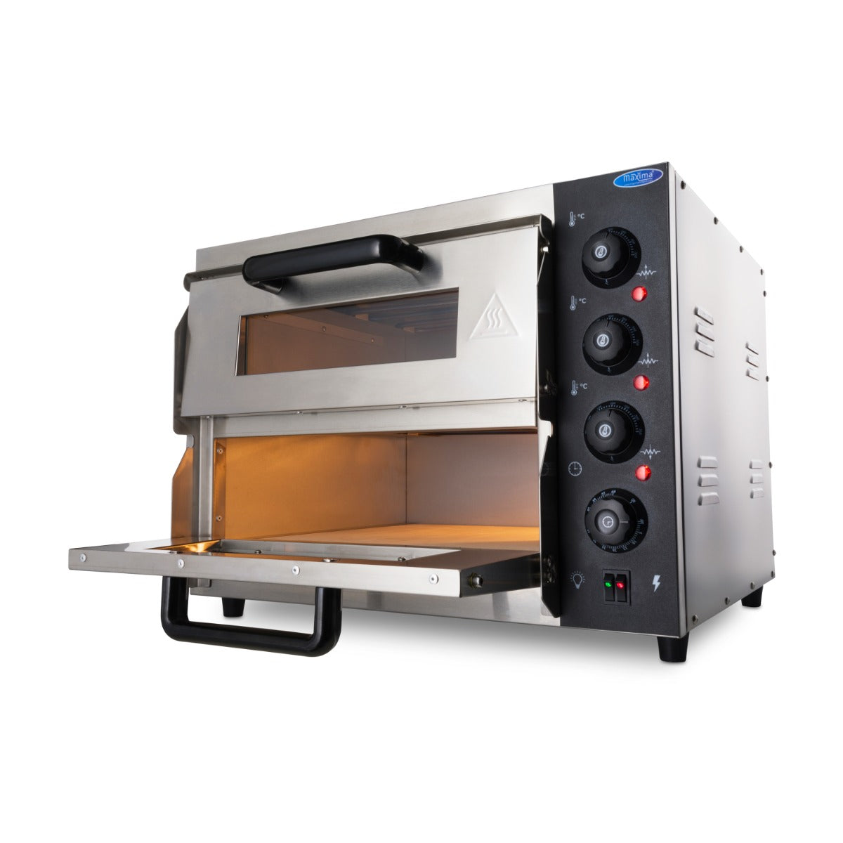 Maxima Pizza Oven - Geschikt voor 2 x Ø40cm Pizza's - Dubbeldeks - 09362155