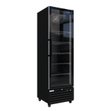 CUBO koelkast - 400 Liter – 1 Glasdeur – 5 Legplanken – Zwart Interieur – CS-SU400