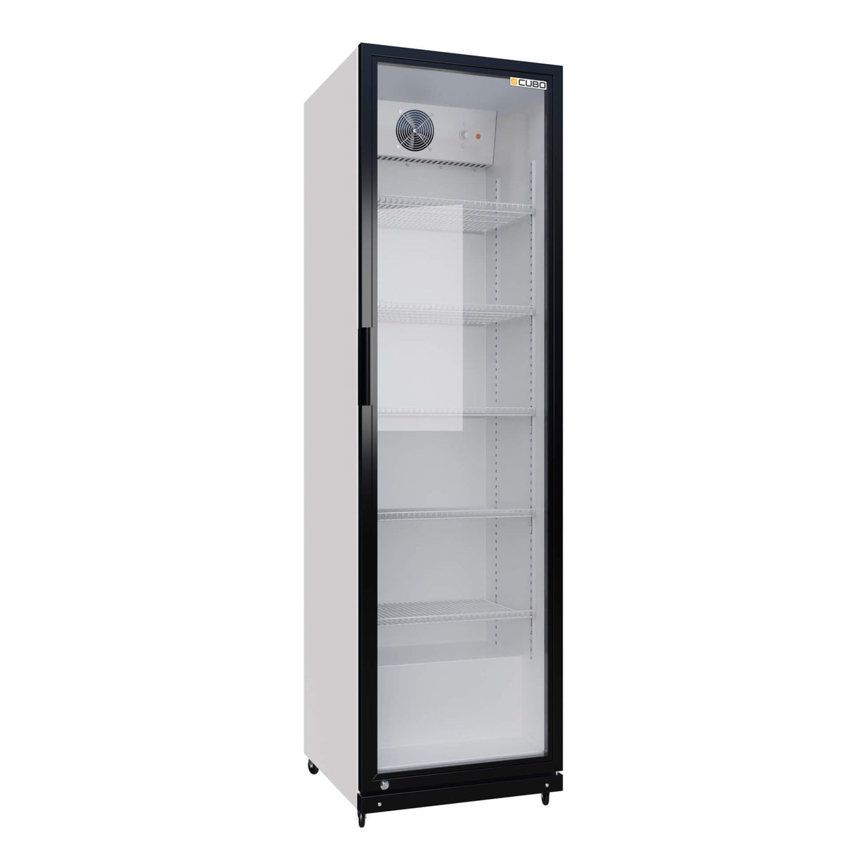 Display Fridge 373L - 1 Glass Door with LED lights- Lockable - CS-390W