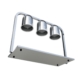 CUBO Voedselwarmer - 3 warmtelampen - Buffetten - GN 1/1 bodem - CS-3LHD