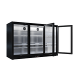 Cubo Barkühlschrank 324L - 3 Glasflügeltüren- Abschließbar - CS-320H-EE