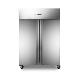 Maxima  Fridge - 1200L - 6 Adjustable Shelves (2/1 GN) - on Wheels - Stainless Steel  - 09400010